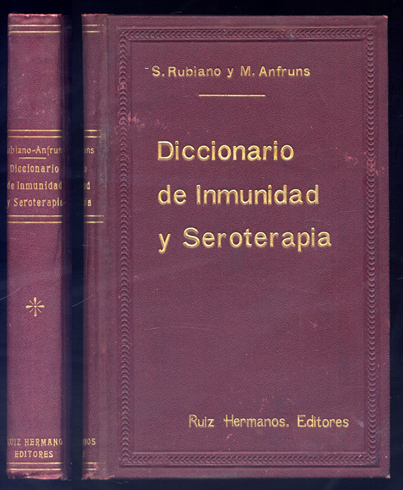 Diccionario Manual de Inmunidad y Seroterapia para estudiantes y médicos …