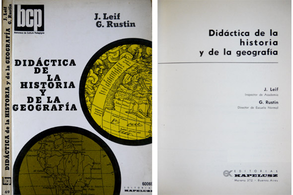 Didáctica de la Historia y de la Geografía. Traducción de …