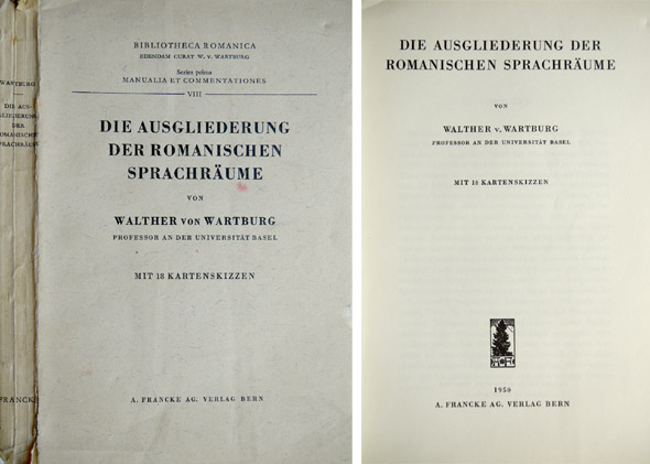 Die Ausgliederung der Romanischen Sprachräume.