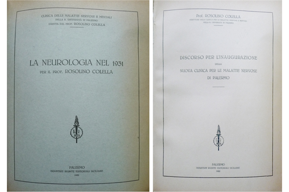 Discorso per l'Inaugurazione della nuova Clinica per le Malattie Nervose …