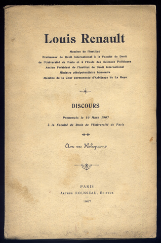 Discours prononcés le 10 Mars 1907 à la Faculté de …