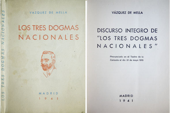 Discurso íntegro de "Los tres dogmas nacionales", pronunciado en el …
