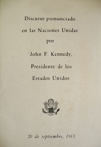 Discurso pronunciado en las Naciones Unidas por el Presidente de …