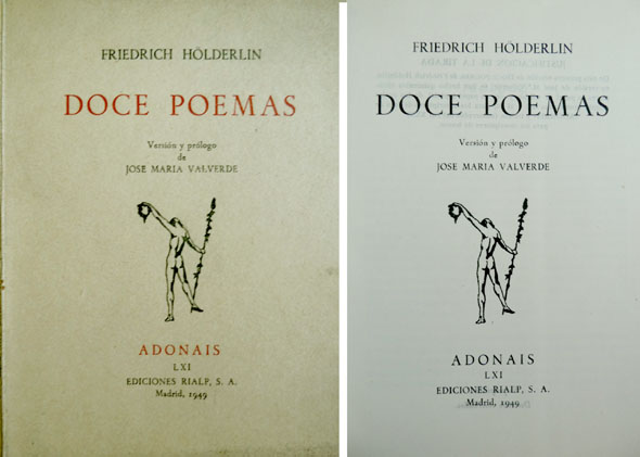 Doce Poemas. Versión y prólogo de José María Valverde.