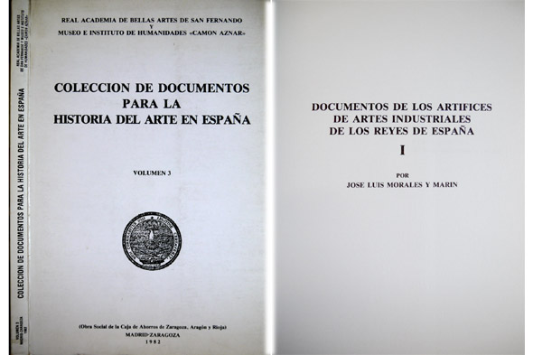 Documentos de los artífices de artes industriales de los Reyes …