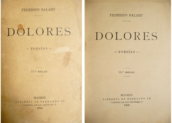 Dolores. Poesías.
