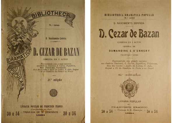 Don Cezar de Bazan. Comedia em 5 actos, original de …