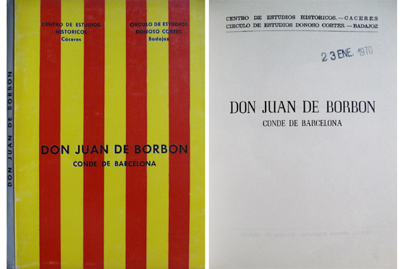 Don Juan de Borbón, Conde de Barcelona.