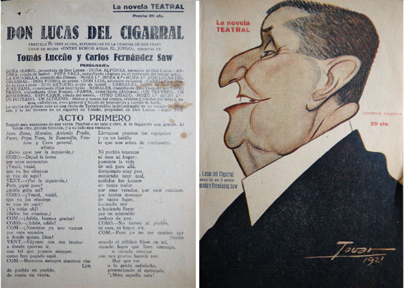 Don Lucas del Cigarral. Zarzuela refundición de la comedia de …