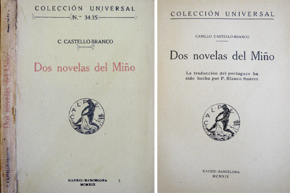 Dos novelas del Miño. Traducción de P. Blanco Suárez.