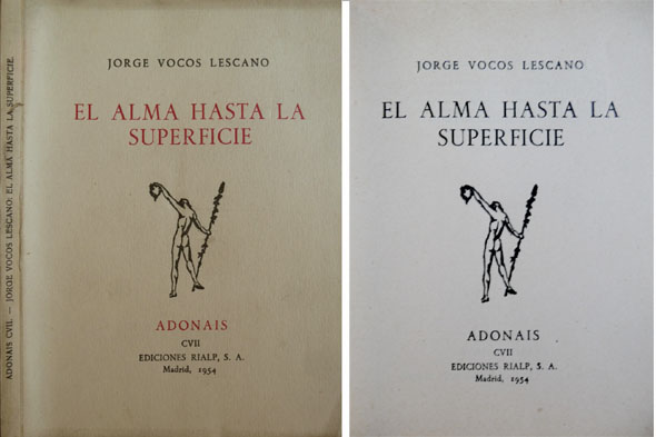 El alma hasta la superficie. Poemas.