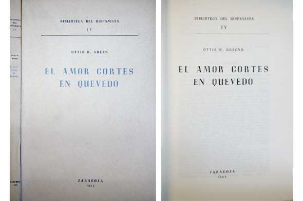 El amor cortés en Quevedo.