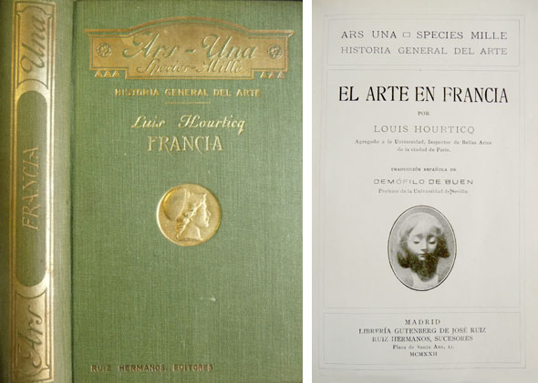 El Arte en Francia. Traducción española de Demófilo de Buen.