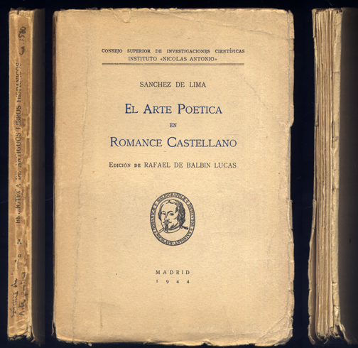 El Arte Poética en Romance Castellano. Edición de Rafael de …