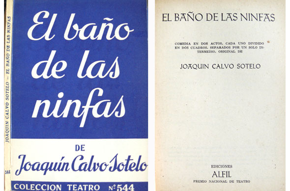 El Baño de las Ninfas. Comedia en dos actos.