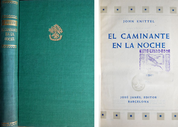 El caminante en la noche. Traducción del alemán por Jaime …