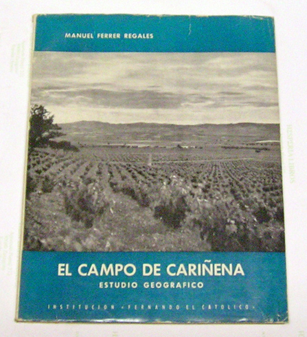 El Campo de Cariñena. Estudio geográfico.