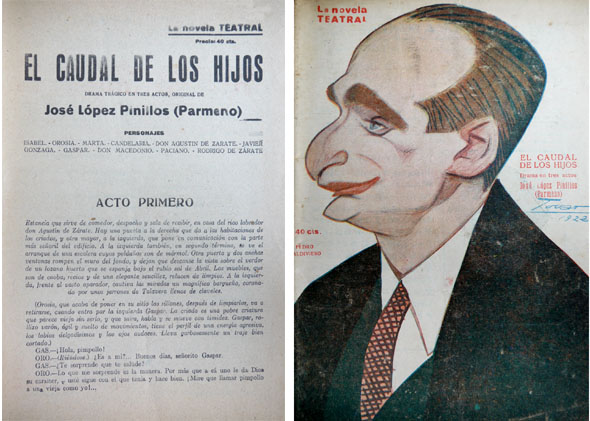 El caudal de los hijos. Drama trágico en tres actos.