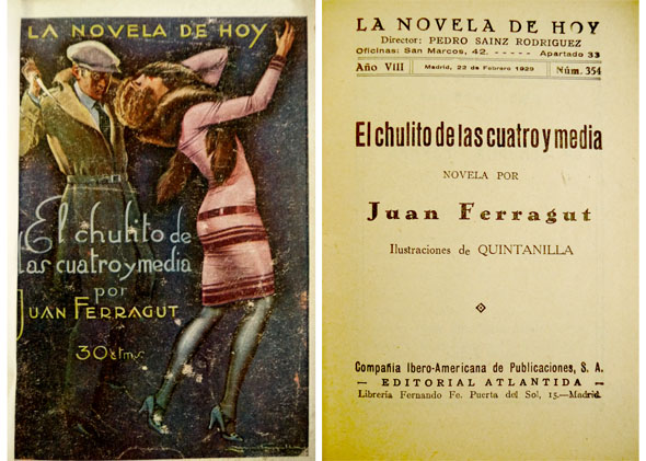 El chulito de las cuatro y media. Novela.
