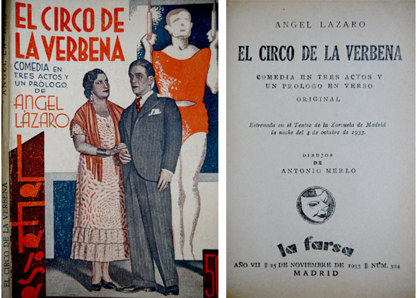 El circo de la verbena. Comedia en tres actos, un …