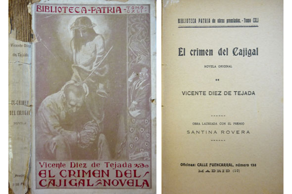 El Crimen del Cajigal. Novela.