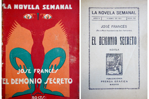 El demonio secreto. Novela.