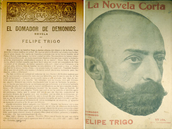 El domador de demonios. Novela.