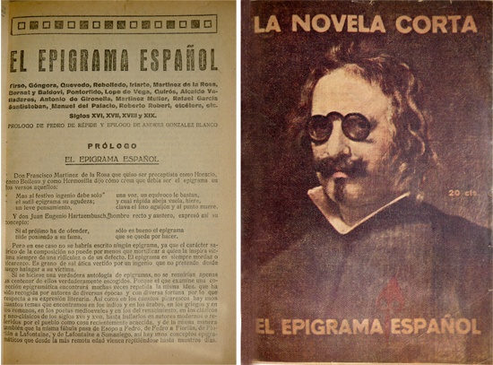 El Epigrama español. Siglos XVI-XVII-XVIII y XIX. Prólogo de Pedro …