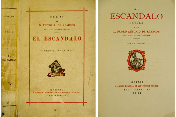 El escándalo. Novela.