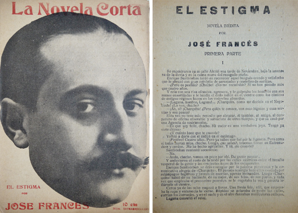 El estigma. Novela.