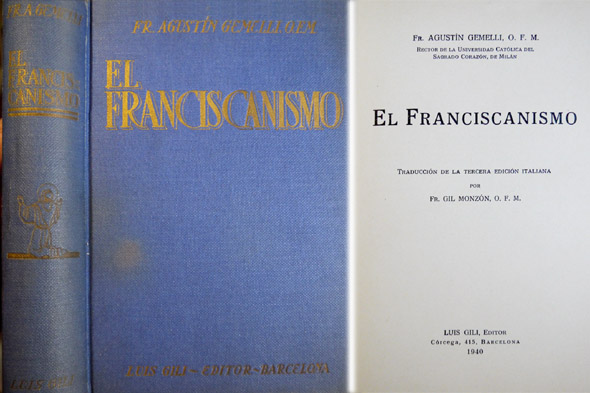 El Franciscanismo. Traducción de Fray Gil Monzón.