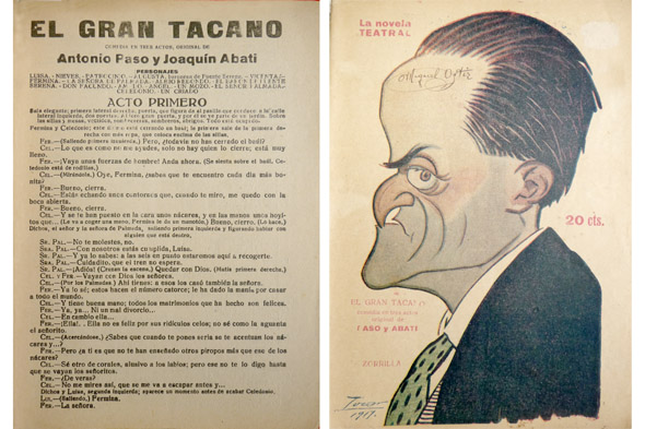 El gran tacaño. Comedia en tres actos.
