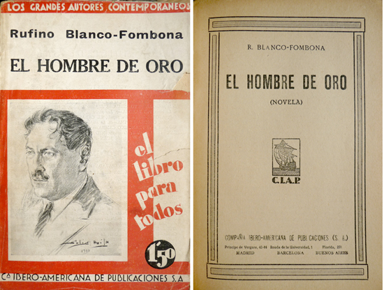 El hombre de oro. Novela.