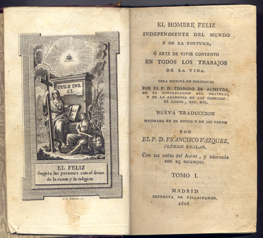 El Hombre Feliz, independiente del Mundo y de la Fortuna, …