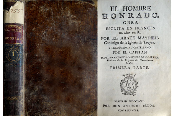 El hombre honrado. Traducida al castellano por Don Pedro Antonio …