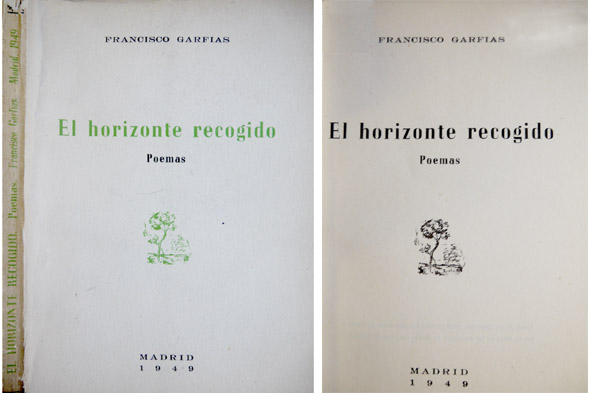 El horizonte recogido. Poemas.