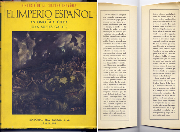 El Imperio Español. Ilustraciones seleccionadas y clasificadas por Juan Subías …