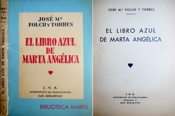 El libro azul de Marta Angélica.