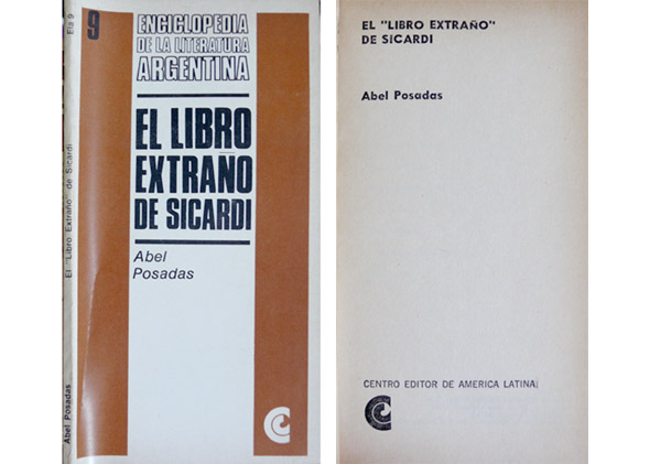 El "Libro Extraño" de Sicardi.