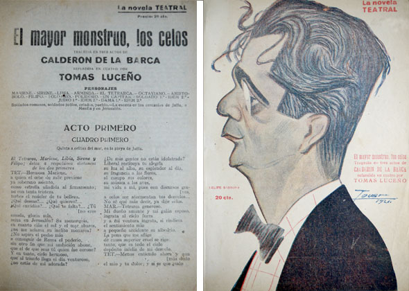 El mayor monstruo, los celos. Tragedia en tres actos de …