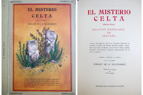El Misterio Celta [Barzaz Breiz]. Relatos populares de Bretaña. Cantos …