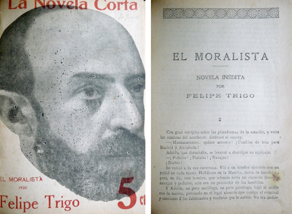 El Moralista. Novela inédita.