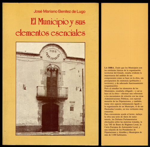 El Municipio y sus elementos esenciales. Territorio, población y organización.