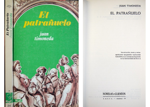 El Patrañuelo. Introducción, texto y notas de Mariano Baquero Goyanes.