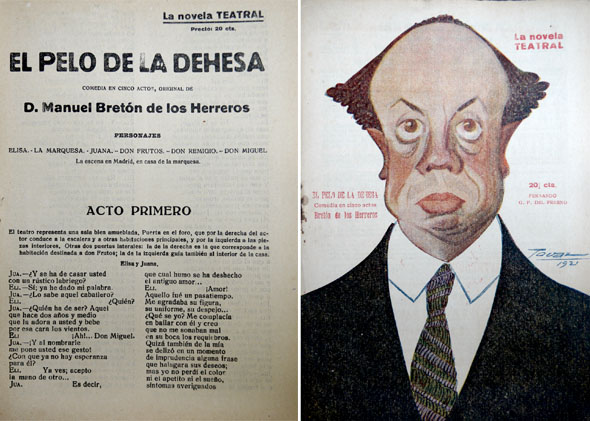 El Pelo de la Dehesa. Comedia en cinco actos.