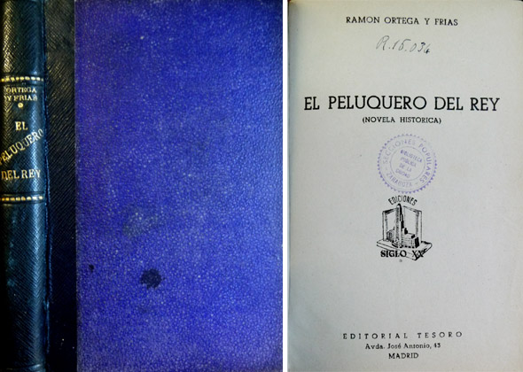 El peluquero del Rey. Novela histórica.
