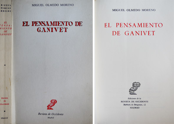 El pensamiento de Ganivet.