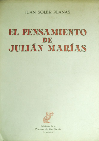 El pensamiento de Julián Marias.