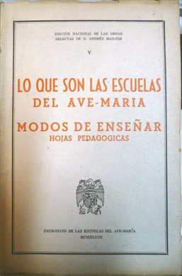 El pensamiento del Ave - María. Modos de enseñar.