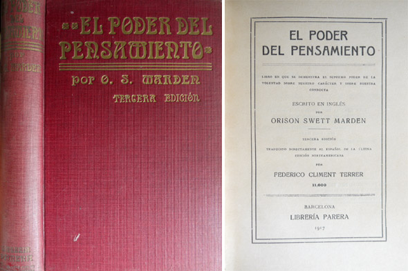 El poder del pensamiento. Libro en que se demuestra el …